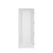 Trimlite 30"x96"x13/8" Primed 1Panel 2Step Interior Shaker 71/4" LH Prehung Door Matte Black Hinges 2680pri8491LH10B714 - alternate 1